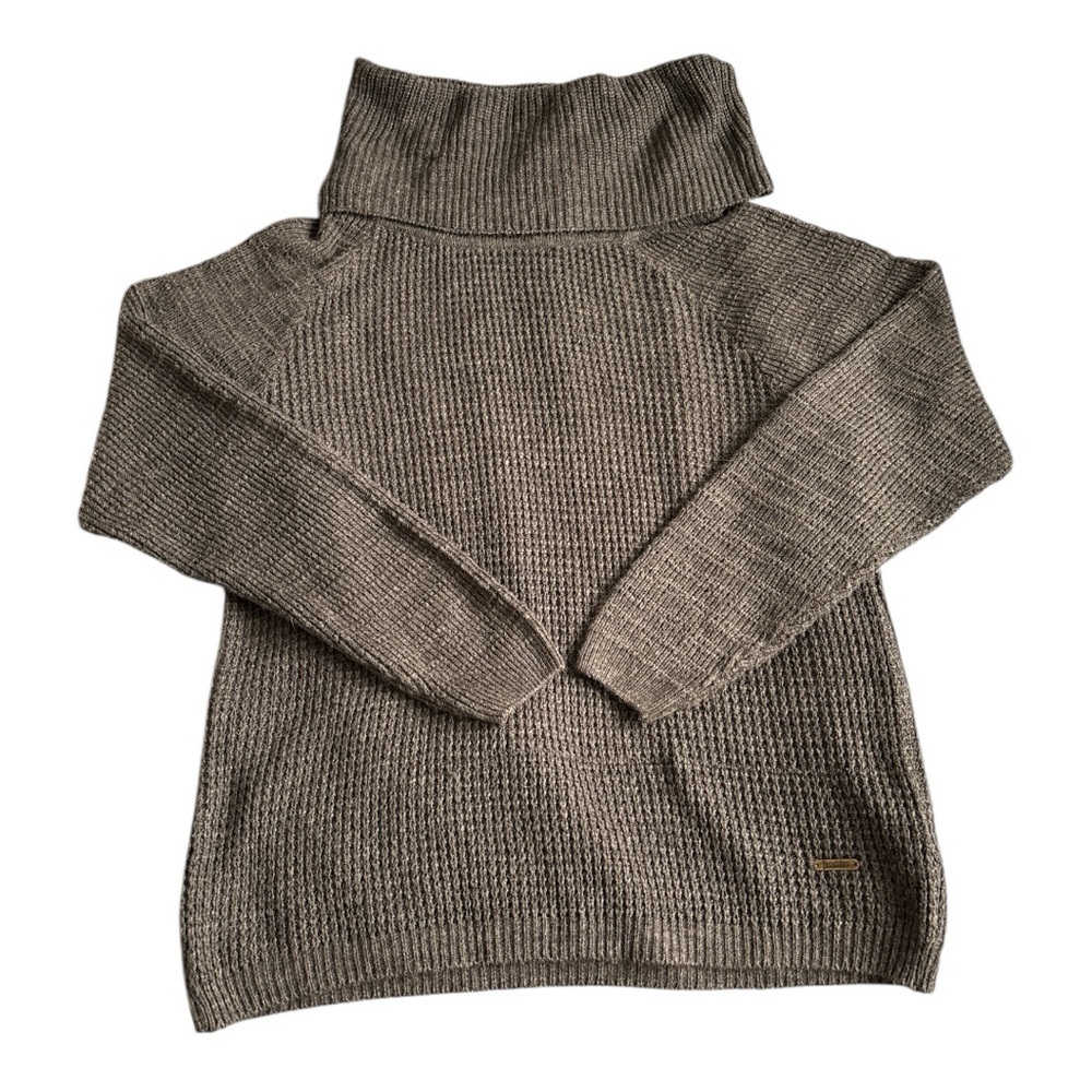 Roadster Self Design Cowl Neck Sweater